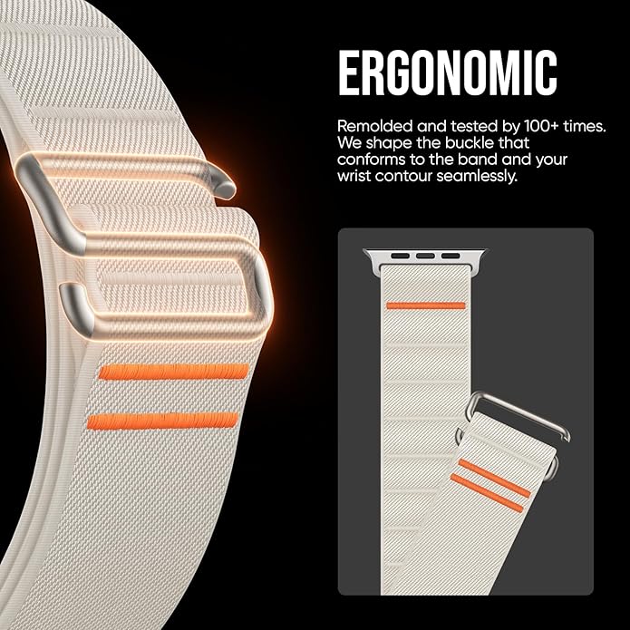 Suitisbest Sport Bands Compatible with Apple Watch Ultra Band 49mm 46mm 45mm 44mm 42mm 38mm 40mm 41mm Men Women, Stretchy Nylon Sport Loop Strap with S-Hook for iWatch Series 10 Ultra SE 9 8 7 6 5 4 3