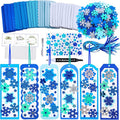 Winlyn 24 Sets Christmas Craft Kits Winter Crafts DIY 3D Christmas Snowflake by Winlyn