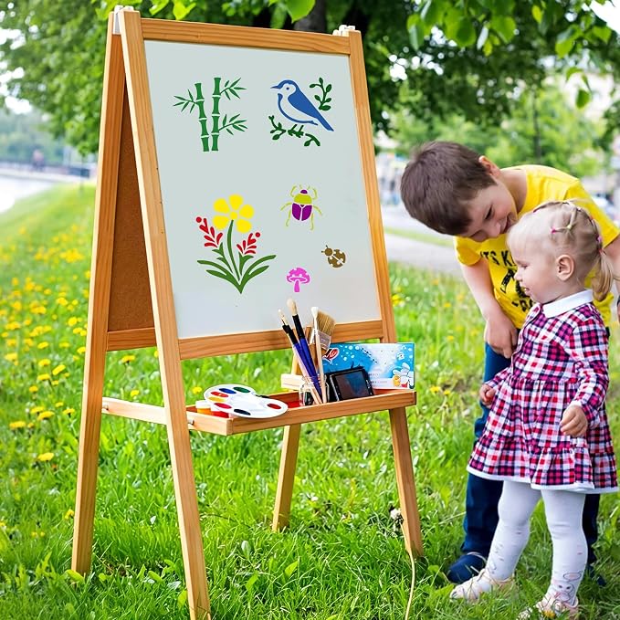 100Pcs Flower Stencils 4 Sizes 1.5/2/3/4 Inch Reusable Floral Drawing Templates - Image 6