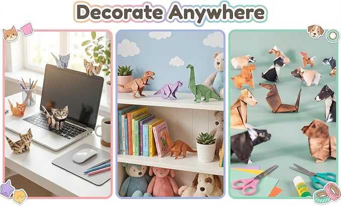 DIY Paper Cats Origami Kit, Fun Creative Art Project, Creative Handicraft Gift - Image 5
