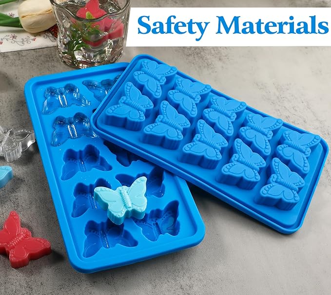 Webake Butterfly Silicone Mold 10-Cavity, 3D Butterfly Shaped Mold - Image 6