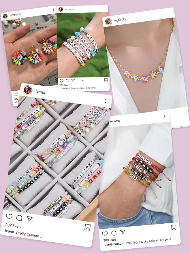 DoDoBeads Gold Letter Beads - Image 6
