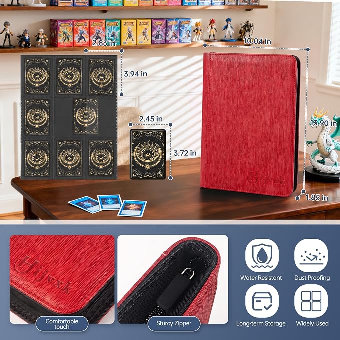 Card Binder 9 Pocket, Premium 540 Double Sided Pocket Collection Binder - Image 2