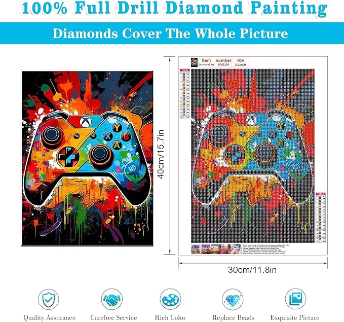 VeGuude Video Game Diamond Art Kits - Image 3