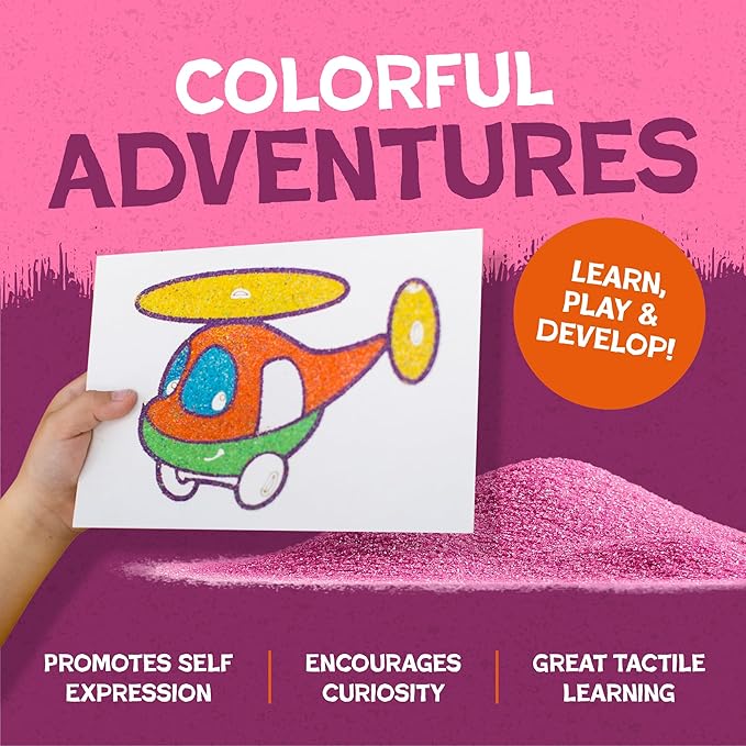 Hygloss Colored Sand for Crafts - 15 lb Bottle - Image 4