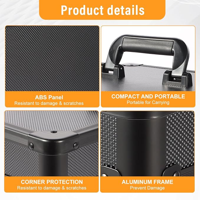 EcoVibe Graded Card Case, Aluminum Alloy Trading Card Storage Box - Image 4