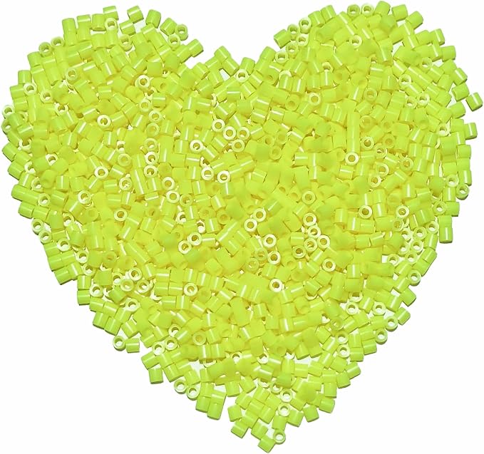 6000 Pcs Beads Fuse Beads - 5mm Yellow Melting Beads by Yowamho