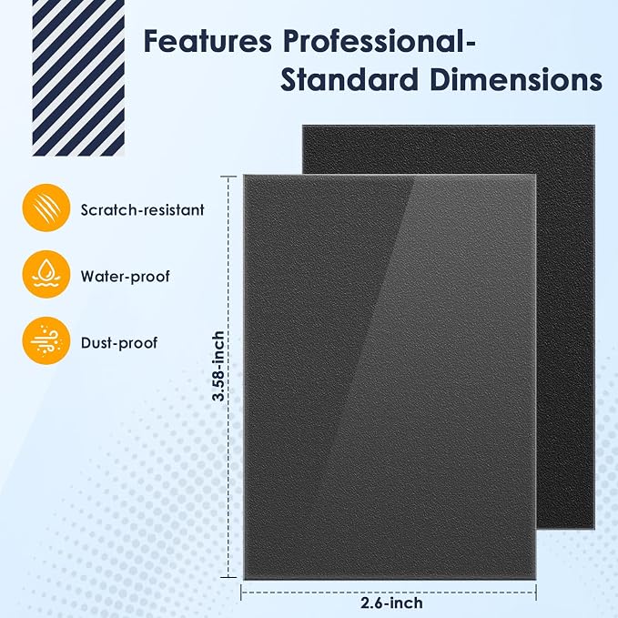 500 Pcs Black Card Sleeves Toploaders - Image 3