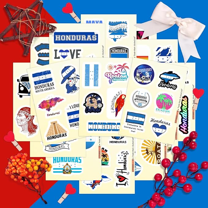BulbaCraft Honduras Stickers for Water Bottle and Laptop - Image 5