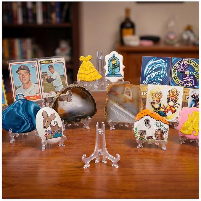 artliving 3inch Clear Plastic Easels or Stand/Plate Holders to Display Pictures - Image 6