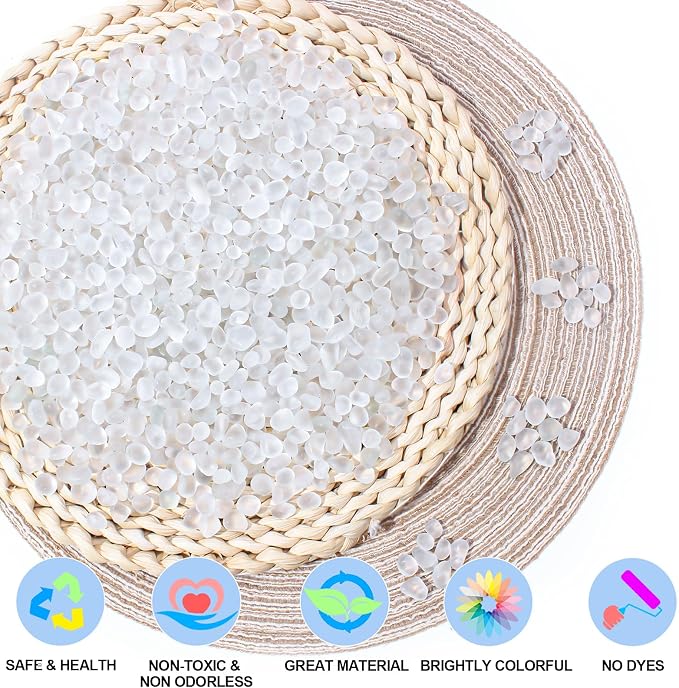 Keedolla 3 Lb White Frosted Sea Glass Stones Fish Tank Rocks Gravel Aquarium - Image 2