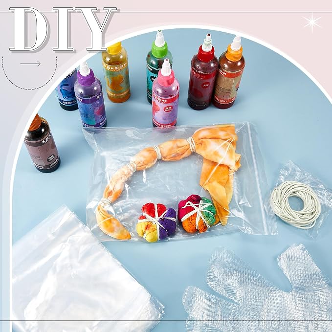 Silkfly 8 Pcs Cotton Items for Tie Dye - Image 7