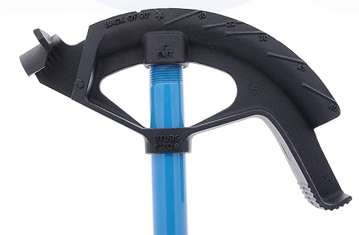 IDEAL Electrical 74-028 Ductile Iron Bender Conduit Metal Pipe Bender w/handle for 1 in. EMT Pipes, Benders