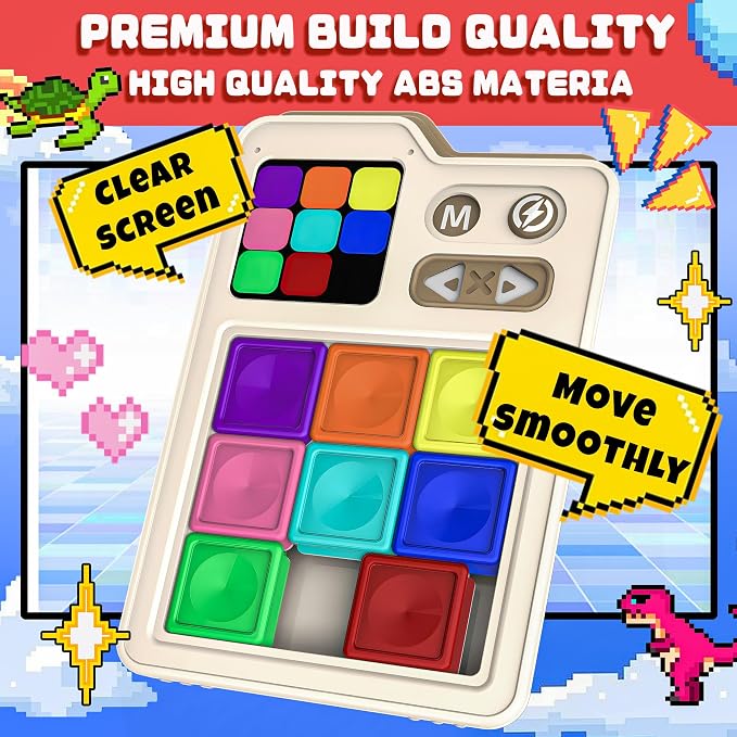 SMILESSKIDDO Kids Games Brain Teaser Slide Puzzle, - Image 6