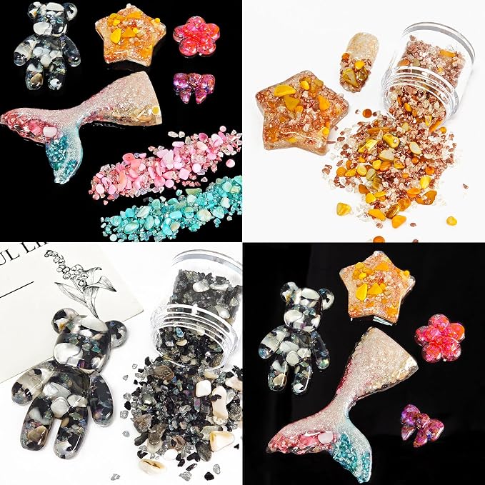Crushed Stone Sequin Set, 12 Colors, - Image 8