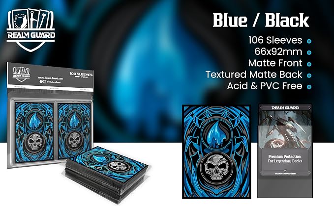 100ct Textured Matte TCG/MTG Card Art Sleeves - Image 3