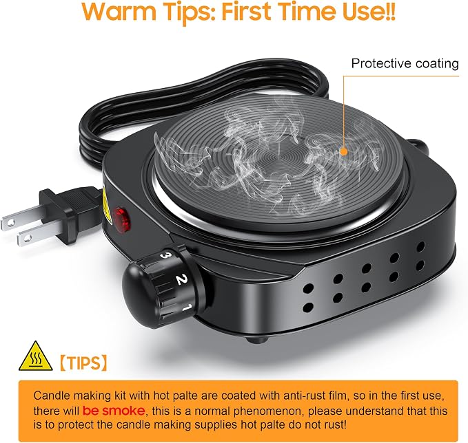 Ohcans Candle Making Kit with Electronic Hot Plate, Candle Making Kit - Image 5