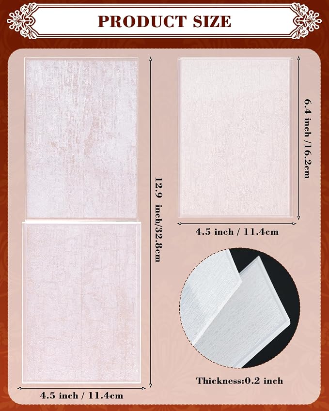 FIVEIZERO 3D Wood Grain Embossing Folder - Image 2