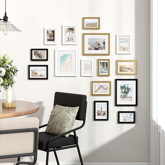Venusmiles 15 Pack Picture Frames Collage Wall Decor, Gallery Frame Set - Image 2