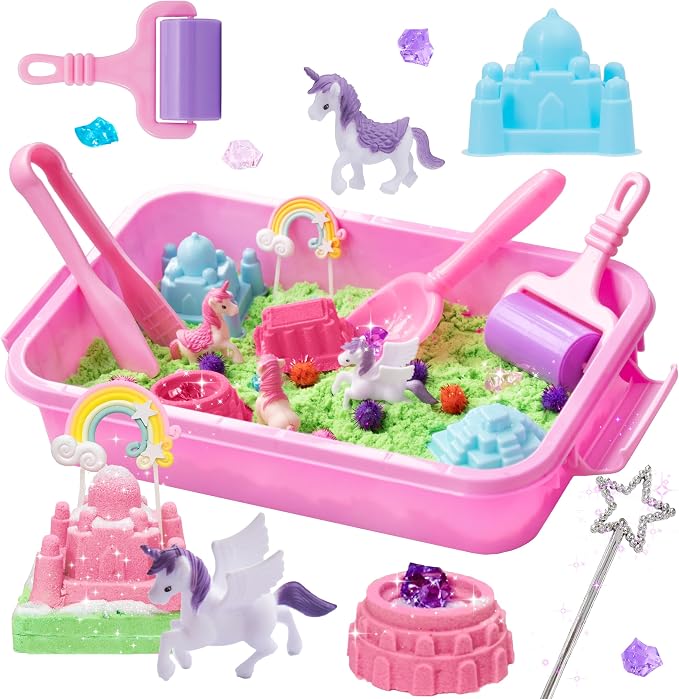Carolart Unicorn Sensory Bin, Sand Box Kit by Carolart