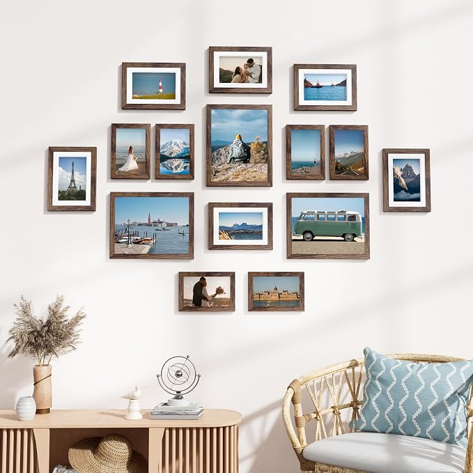 Vittanly 15 Pack Picture Frames Collage Wall Decor - Image 8