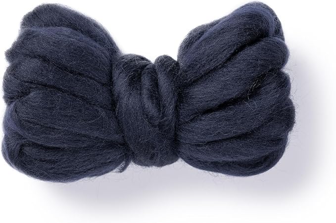 Natural Wool roving, 2 OZ. Best Wool by Kondoosnaturalfibers