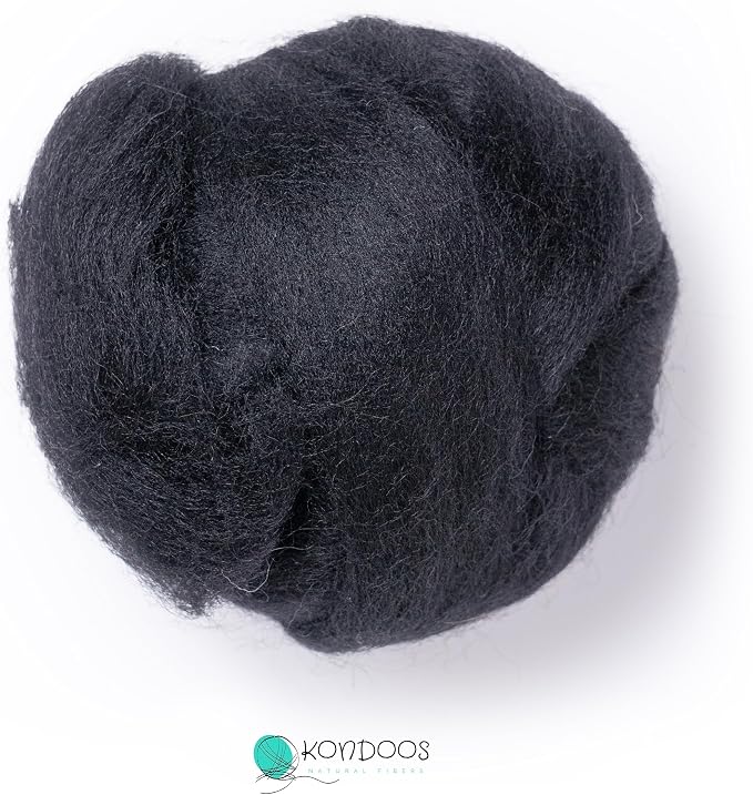 Kondoos Natural Wool roving, 2 OZ. Best Wool - Image 4