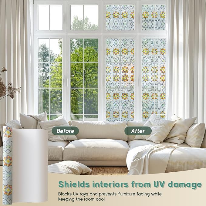 Oxdigi 3D Stained Glass Window Film - Image 4