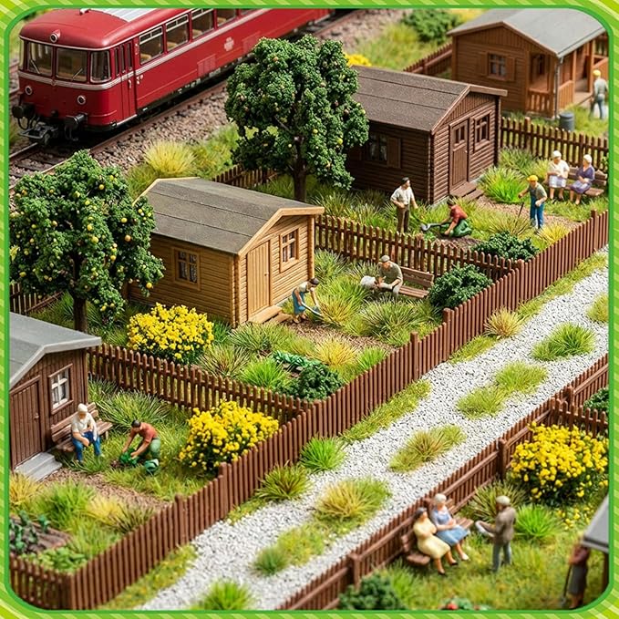 Warmtree 360 Pcs Static Grass Lowland Shrubs Tuft Terrain Model Kit - Image 4