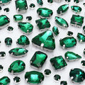 Dowarm Sew on Rhinestones 104 PCS Mixed Shapes Glass Sew on Crystals by Dowarm