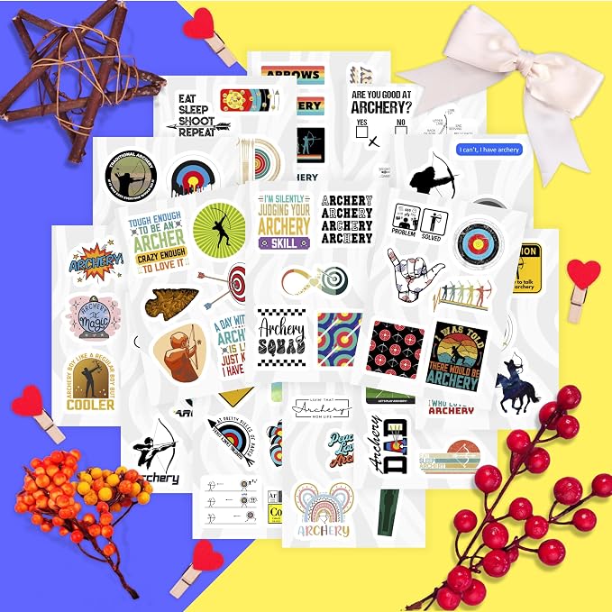 BulbaCraft 100Pcs Archery Stickers - Image 8