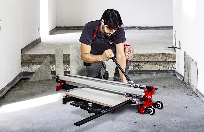 RUBI | Manual Tile Cutter TZ -1020 | Professional Ceramic Tile Cutter Ideal For Intensive Cutting up to 40 3/16" | Robust Chassis Guides and Breaking System