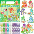 JULEASEL DIY Mirror Mosaic Dinosaur Craft Kit | Stickers Gift by JULEASEL