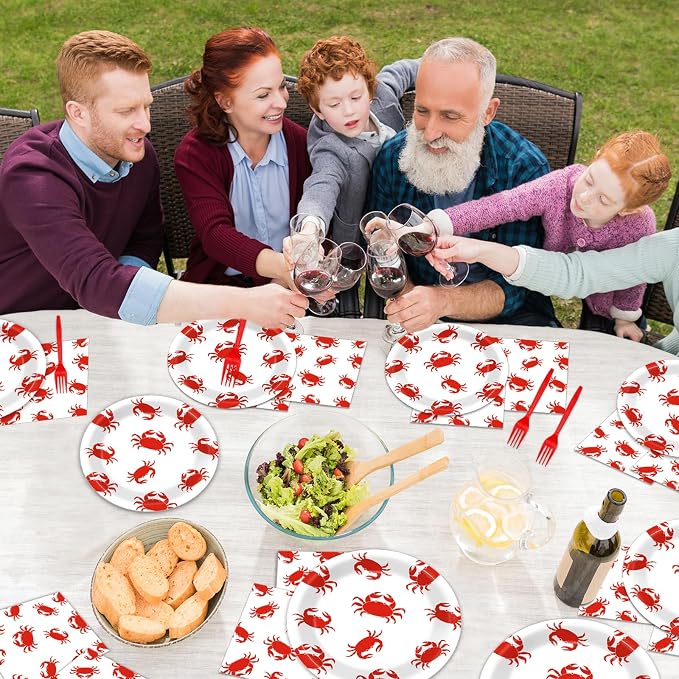 Qyeahkj 100 Pcs Crab Party Decoration Set - Image 7