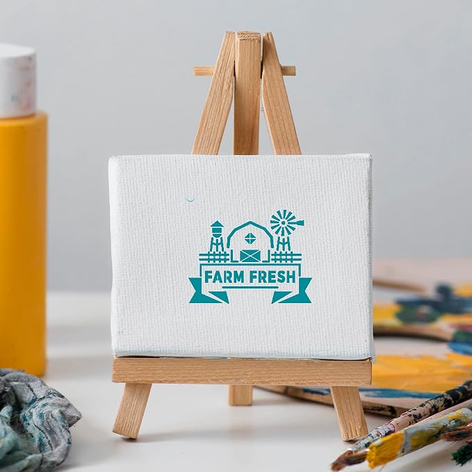 Farmhouse Stencils for Painting, Rock Painting Stencils Small Stencils for - Image 4