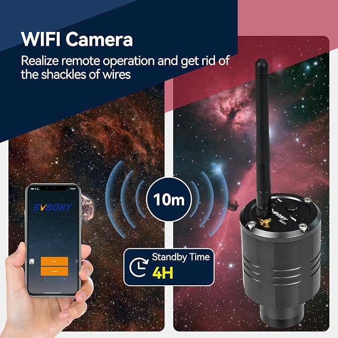 SVBONY SC311 WiFi Telescope Camera Eyepiece, IMX662 - Image 5