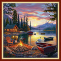 Joyhoor Cross Stitch Kits for Beginners Stamped Cross-Stitch Supplies by JoyhoorCrossStitchKits
