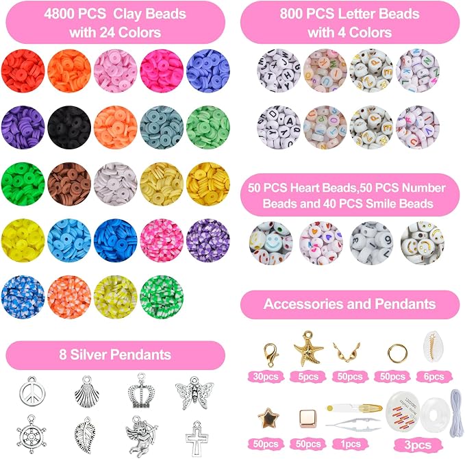 LZOUOWO Friendship Bracelet Kit Concert Bracelets Merch - Image 3