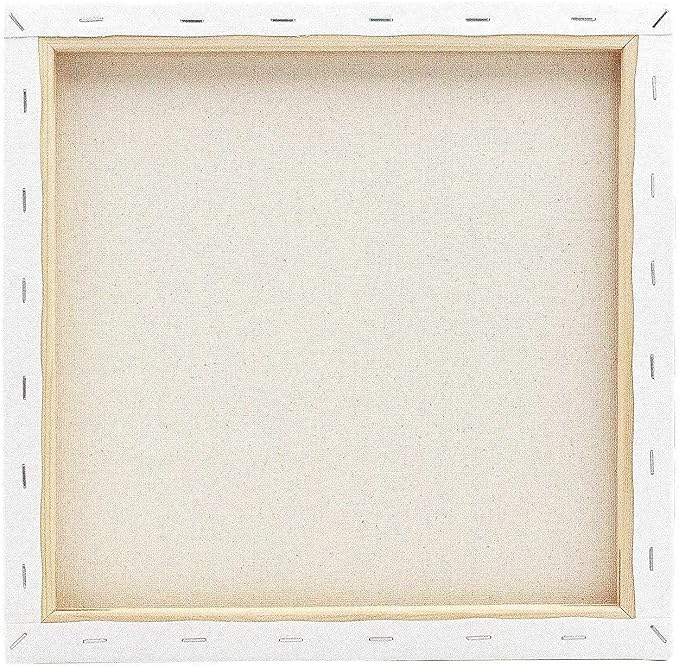 KINGART 804-8 White Stretched Canvas, 100% Cotton, Gesso Primed, - Image 6