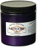 Jacquard Lumiere 8oz Fabric Paint Grape by Jacquard