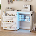 Lvifur Lighted Folding Sewing Table - by LVifurSmartFurniture