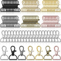 Swivel Clasp Hooks, Anezus 80Pcs Key Chain Clip Hooks, D Ring Clip Lanyard by anezus