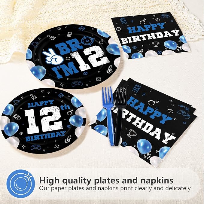96Pcs 12th Birthday Decorations - Image 4