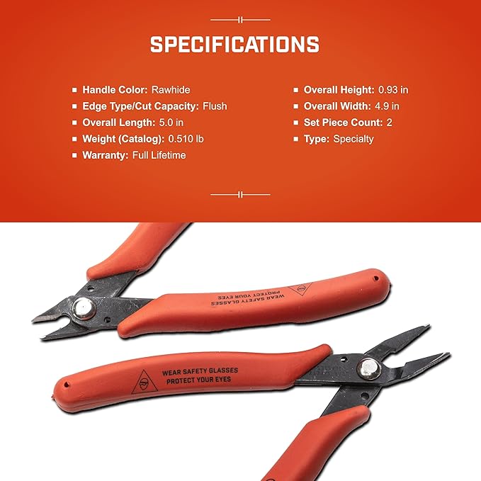 Crescent Shear Cutter Mini Pliers Set - Image 4