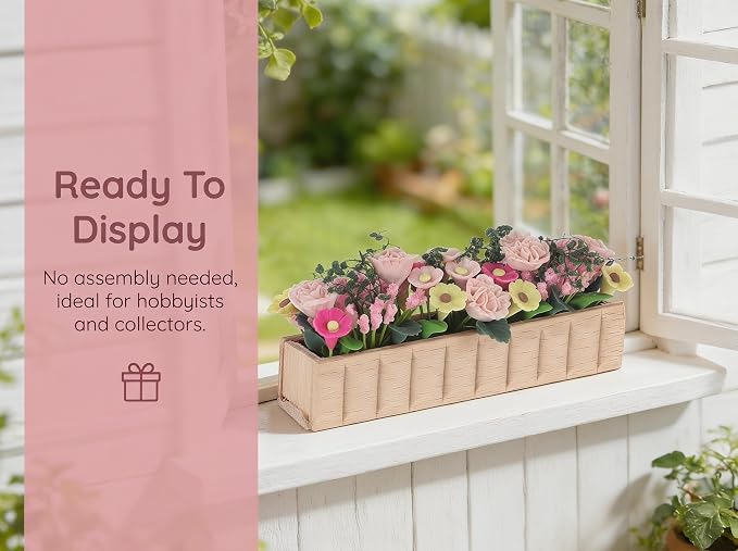 Abaodam Dollhouse Flowers Box, 1:12 Miniature Flowers - Image 5