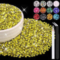 8000PCS 3mm Resin Rhinestones Bulk by BELLEBOOST