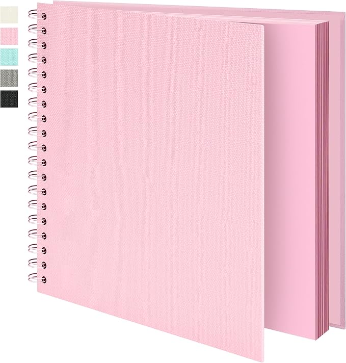 Vienrose Scrapbook Album 10x10 Inch Blank Thick Kraft Paper DIY Scrapbooking by Vienrose