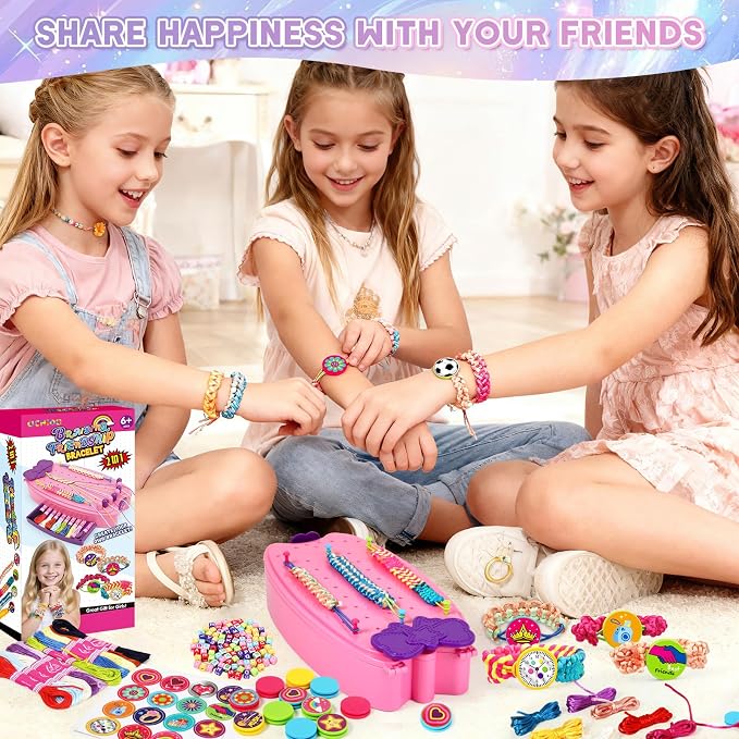 OCHIDO 2 in 1 Friendship Bracelet Kit, Bracelet Making Kit - Image 6