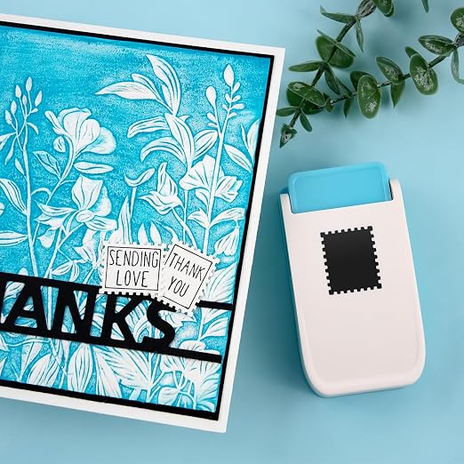 2Pcs/Set Stamp Punch, Stamp Puncher, 1X0.8inch Rectangular Postage Stamps - Image 5