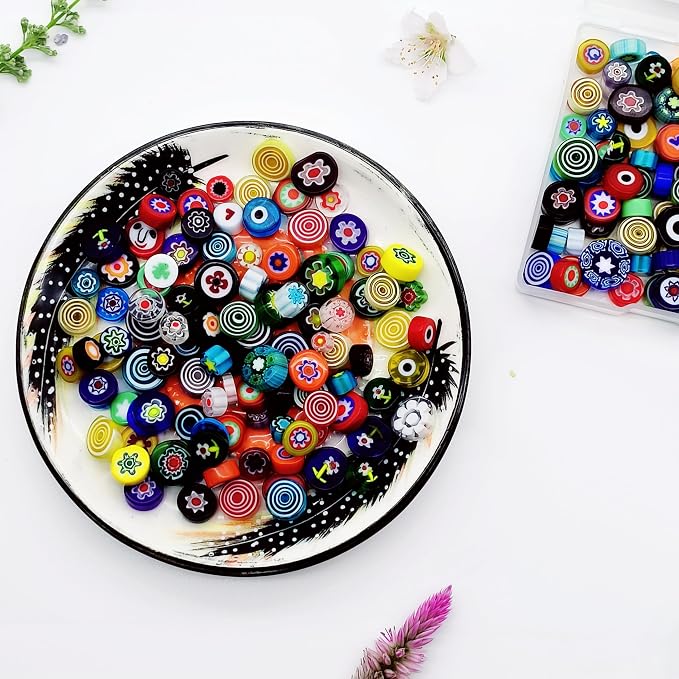 EDFLIFE Flat Glass Millefiori for Mosaic Making Supplies, Mosaic Tiles for - Image 7